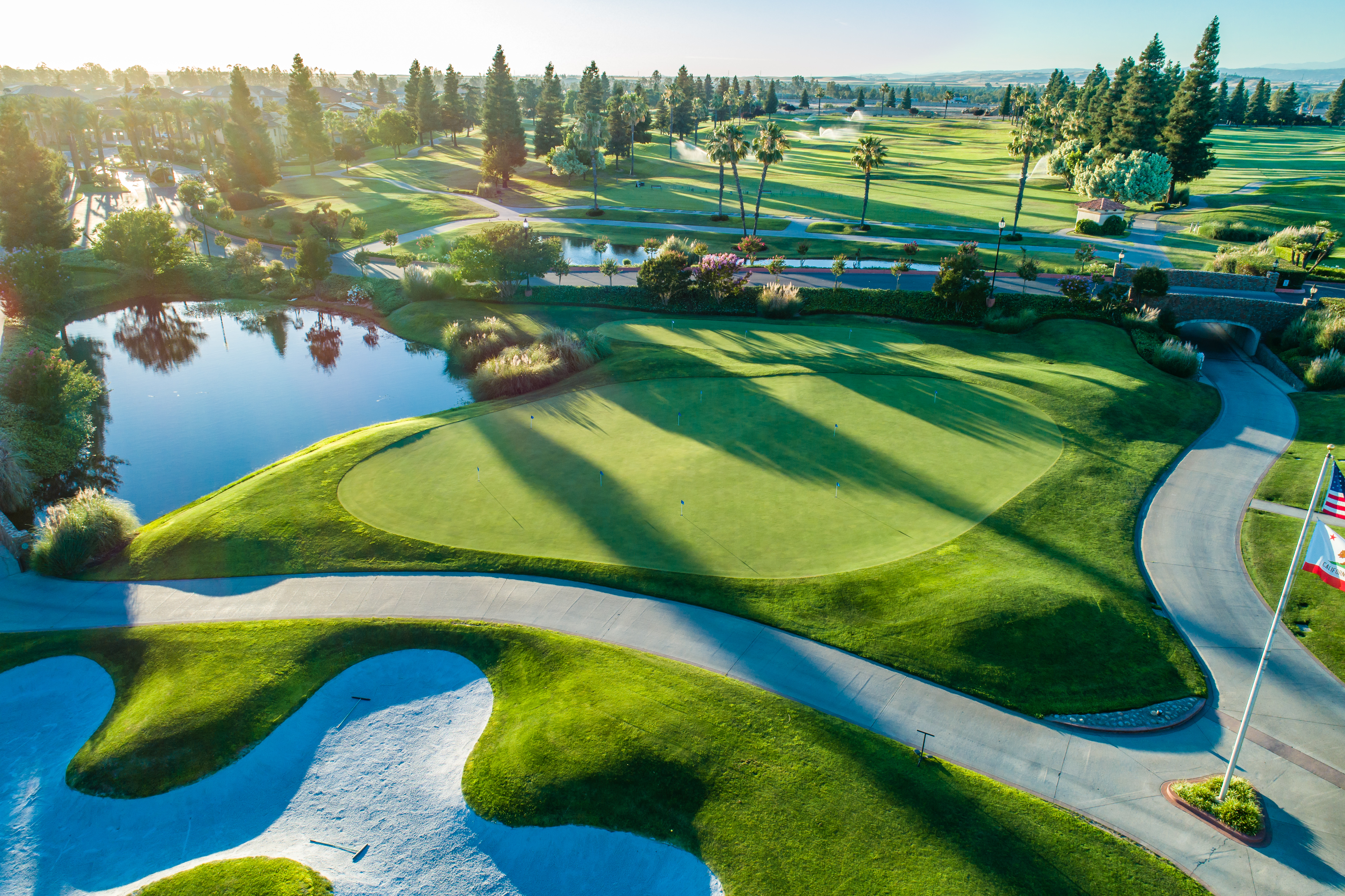 Copper River Country Club course across its foothill terrain